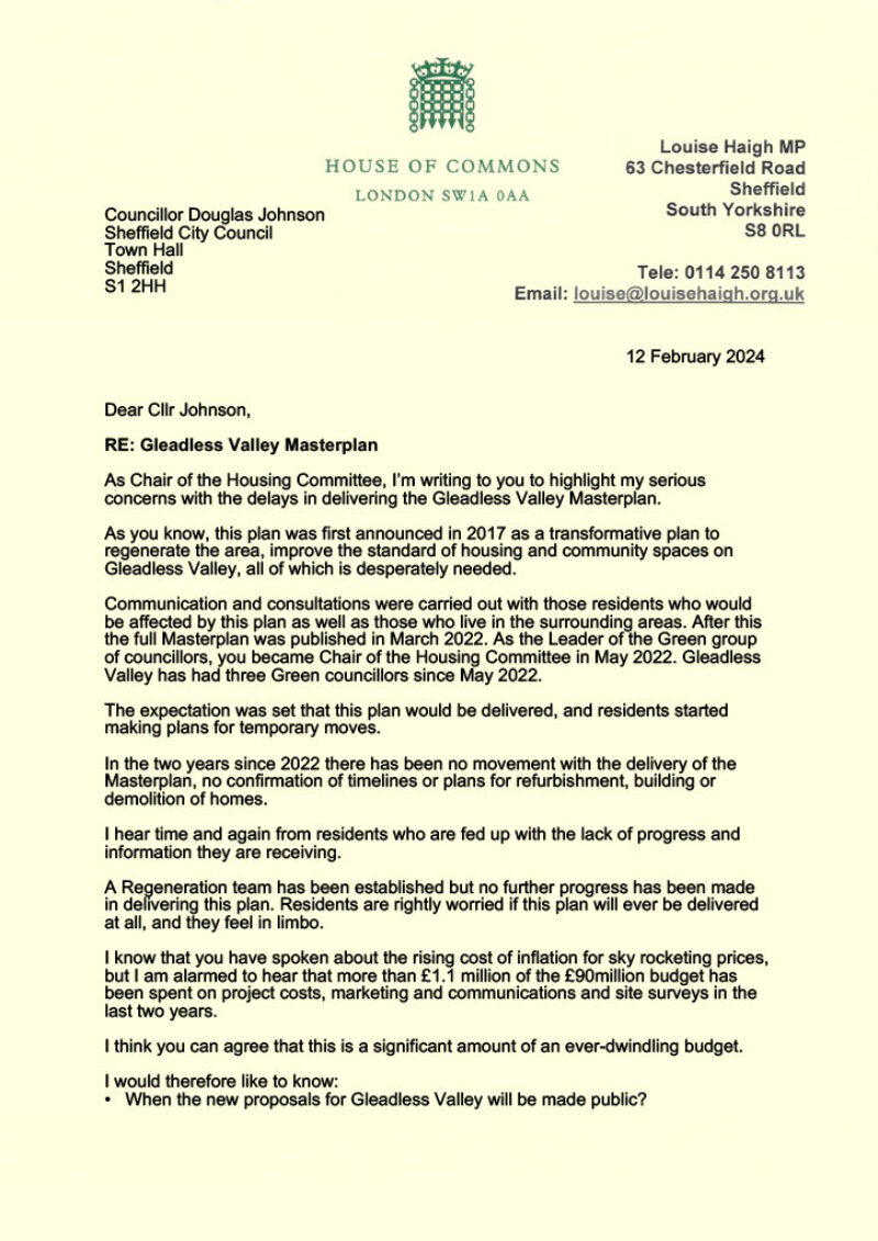 GVM - Douglas Johnson Letter