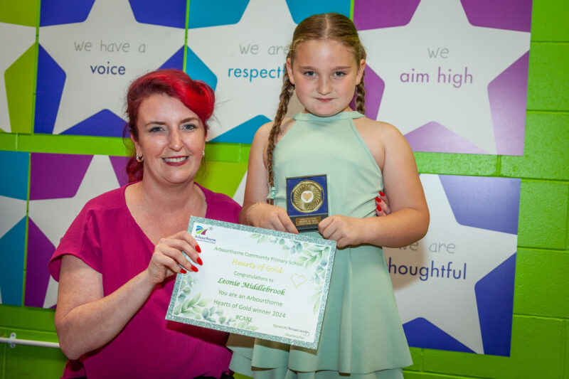 Arbourthorne children have a Heart of Gold